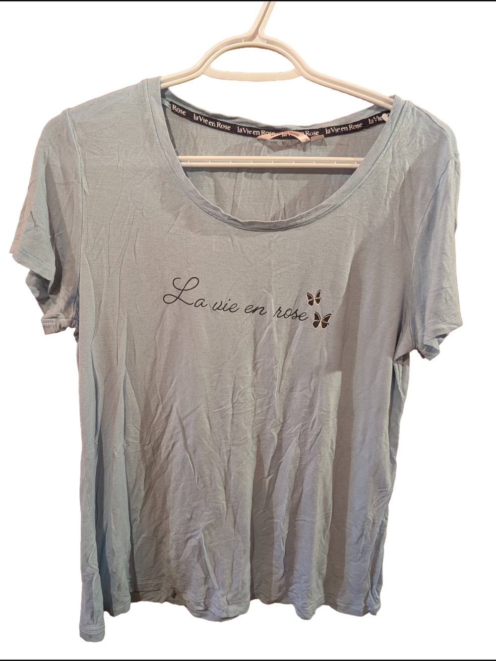 Casual Pajama Graphic Tee Trio - Pastel Blue, Pink, Yellow